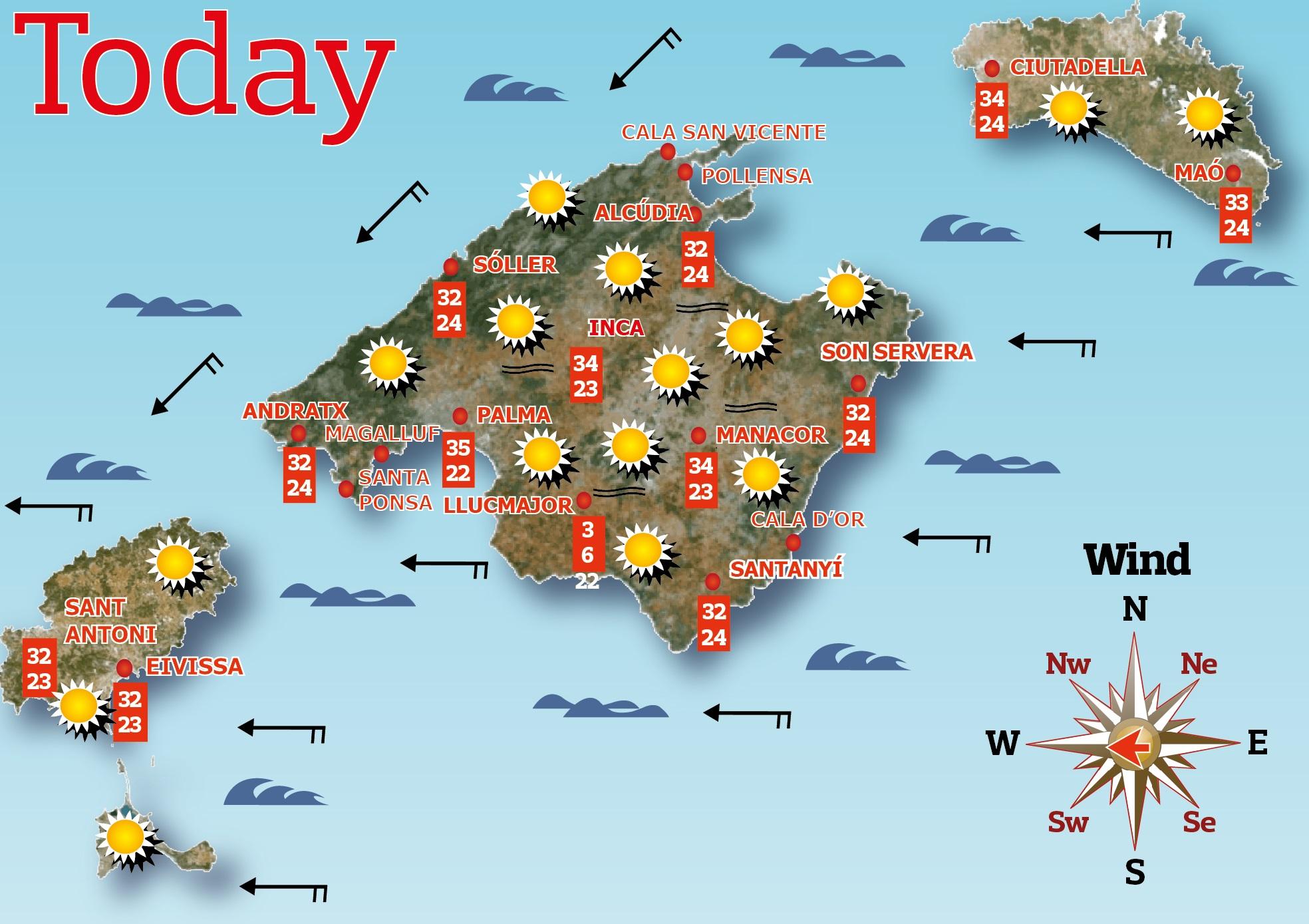 Majorca weather forecast