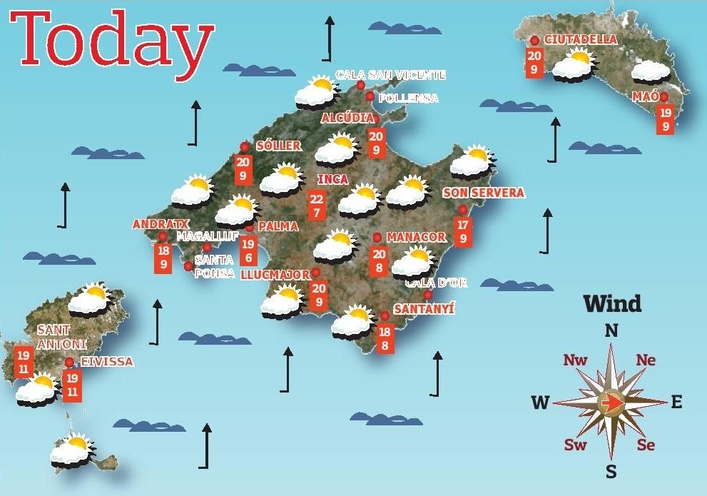 Mallorca Weather Forecast for April 20